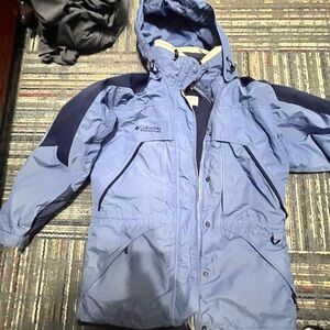 Columbia Kids Light Blue Raincoat